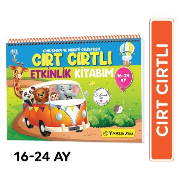 Cırt Cırtlı Etkinlik Kitabım 16-24 ay