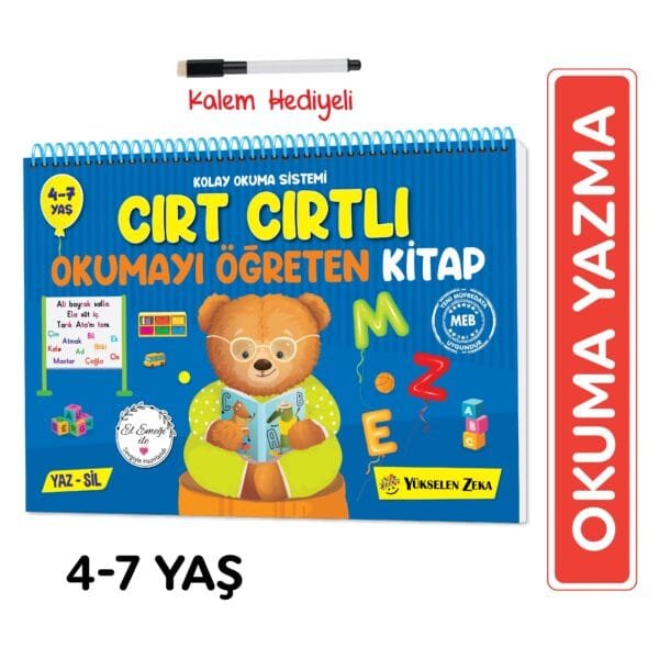 Yeni Müfredat Cırt Cırtlı Okumayı Öğreten Kitap Yaz-sil