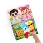 Tükenmeyen Sticker Kitabım - Eğlenceli Yüzler (100+ Tekrar Tekrar Kullanılabilen Sticker) - Afbeelding 4