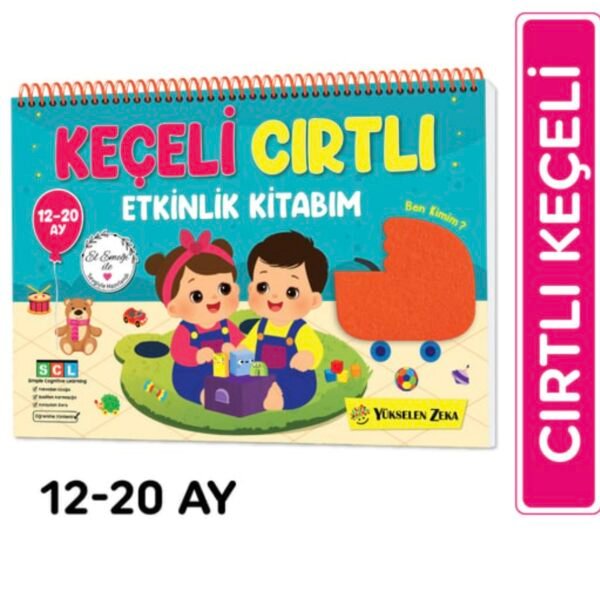 12-20 Ay İlk Cırt Cırtlı - Keçeli Etkinlik Kitabım