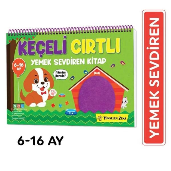 6-16 ay keçeli cirtli yemek sevdiren kitap