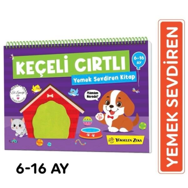 6-16 ay keçeli cirtli yemek sevdiren kitap
